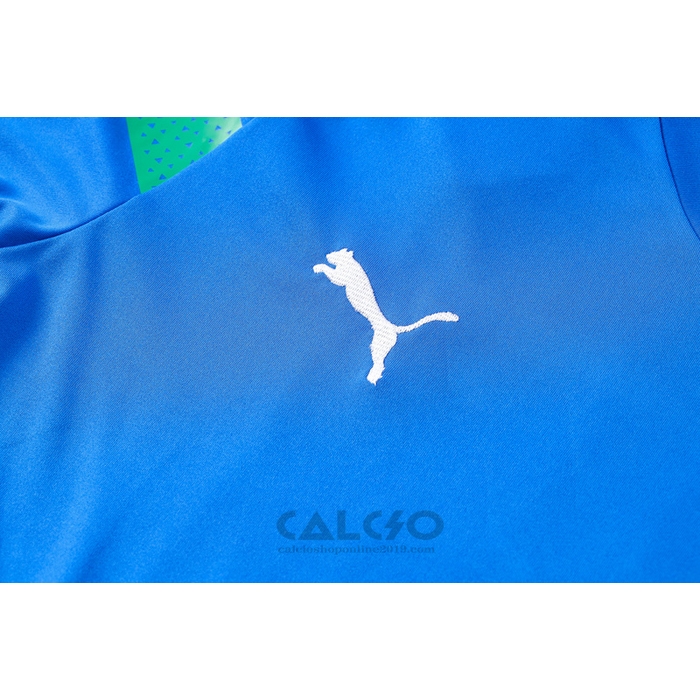 Tuta da Track Italia Manica Corta 2022-2023 Blu